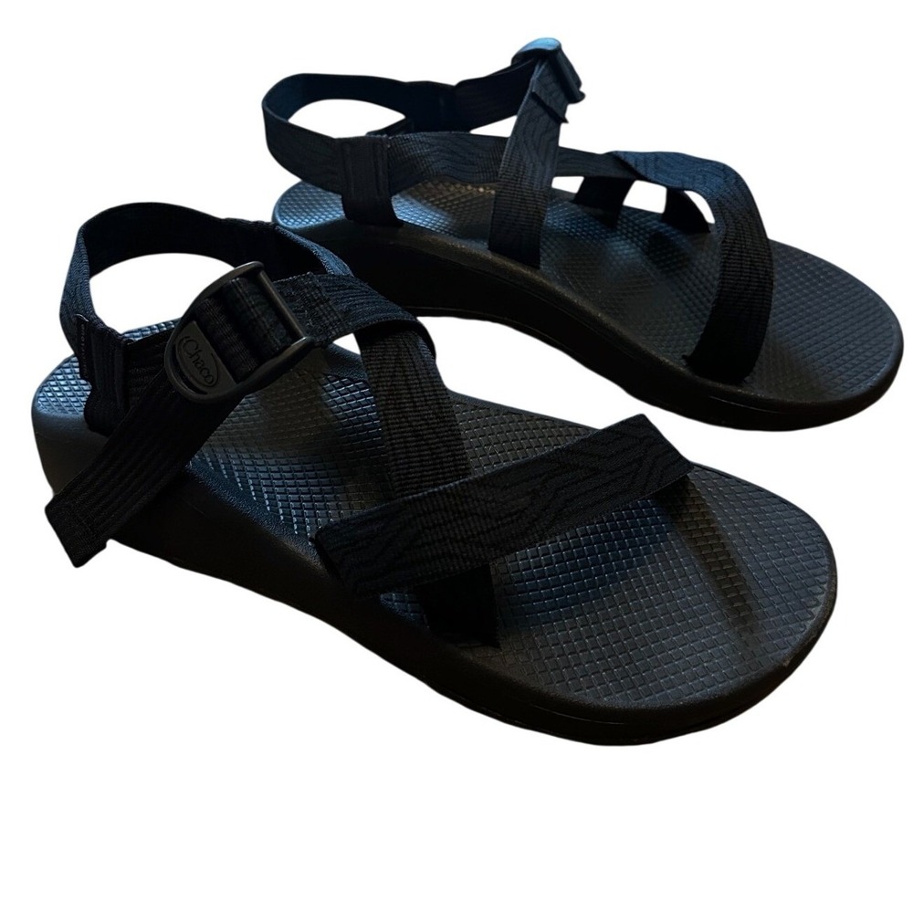 Chaco Z1 Classic Black Strappy Sandals Mens Size 12